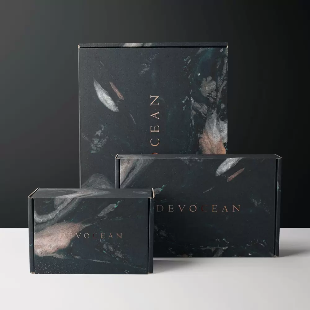 Gepersonaliseerde gegolfde verzenddozen