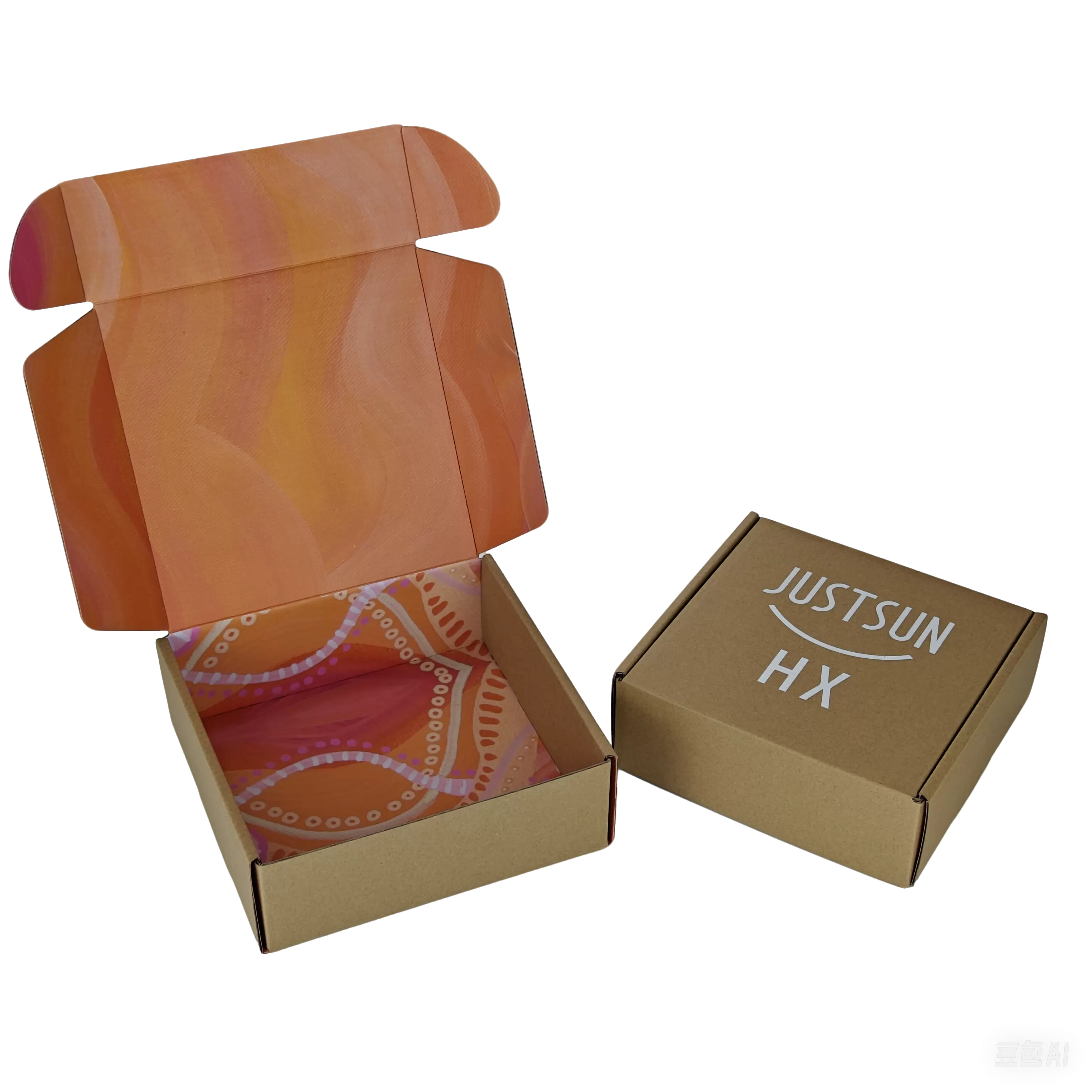  Gegolfde verzenddozen 