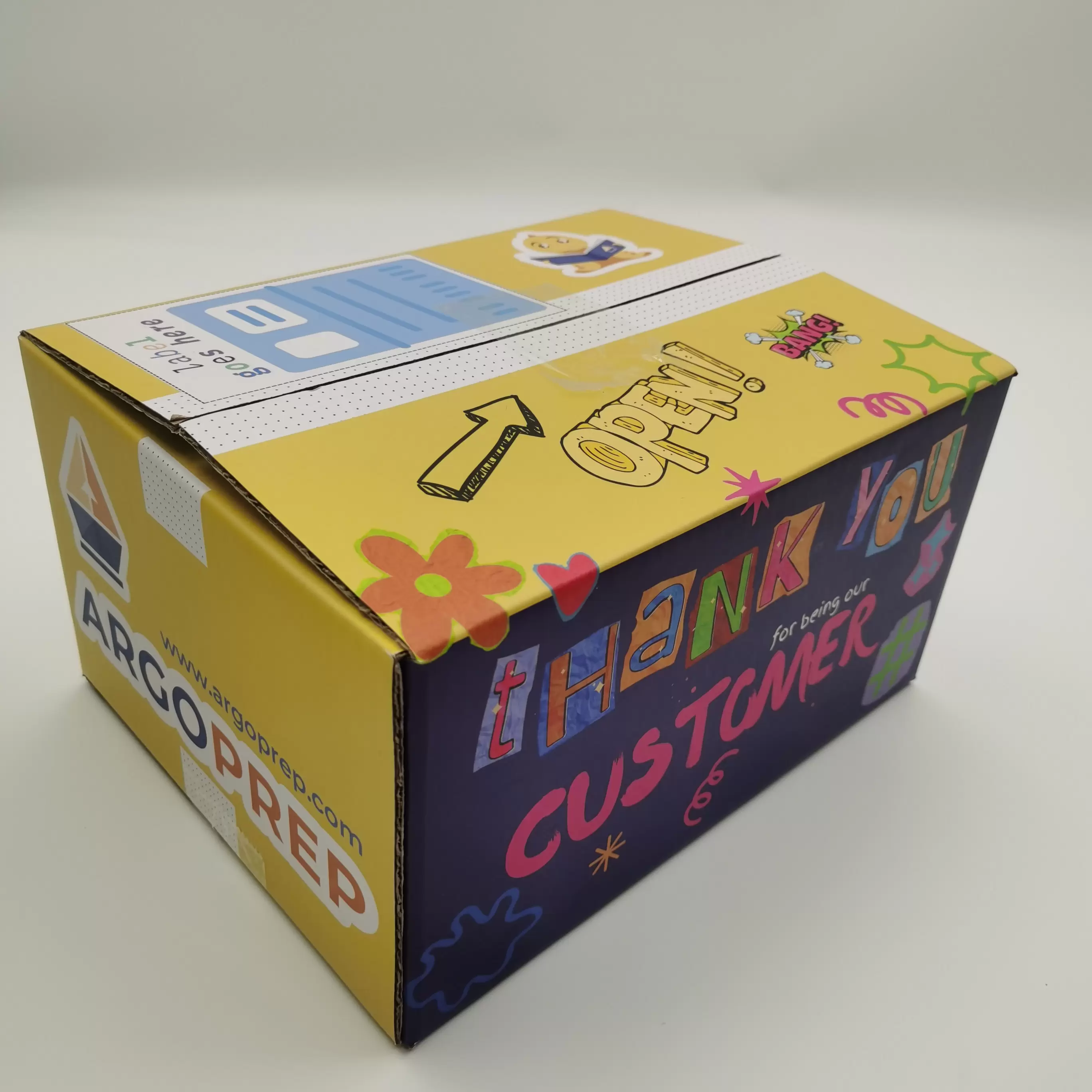  Golfkartonnen verzenddozen 