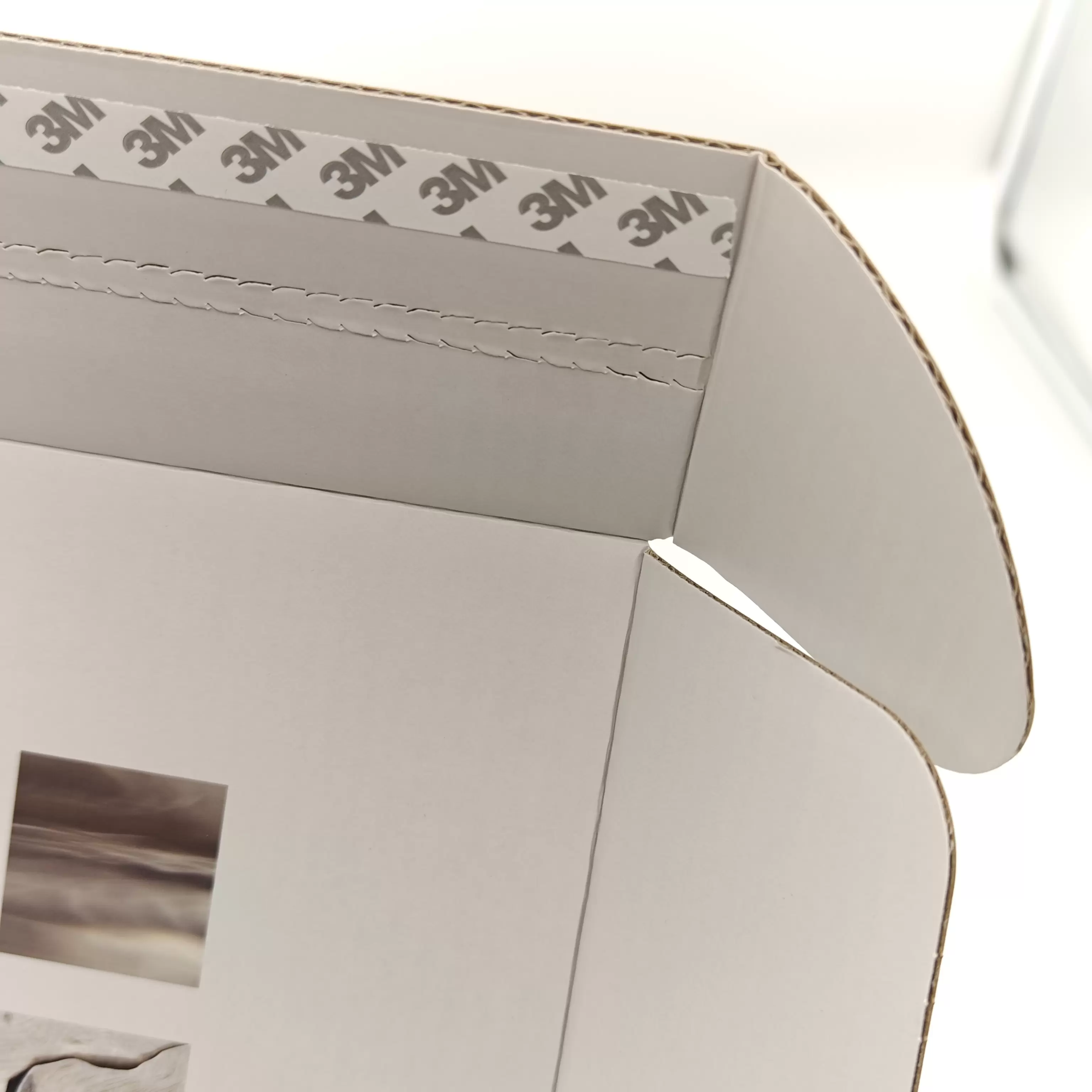 Golfkartonnen verzenddoos Golfkartonnen verzenddoos