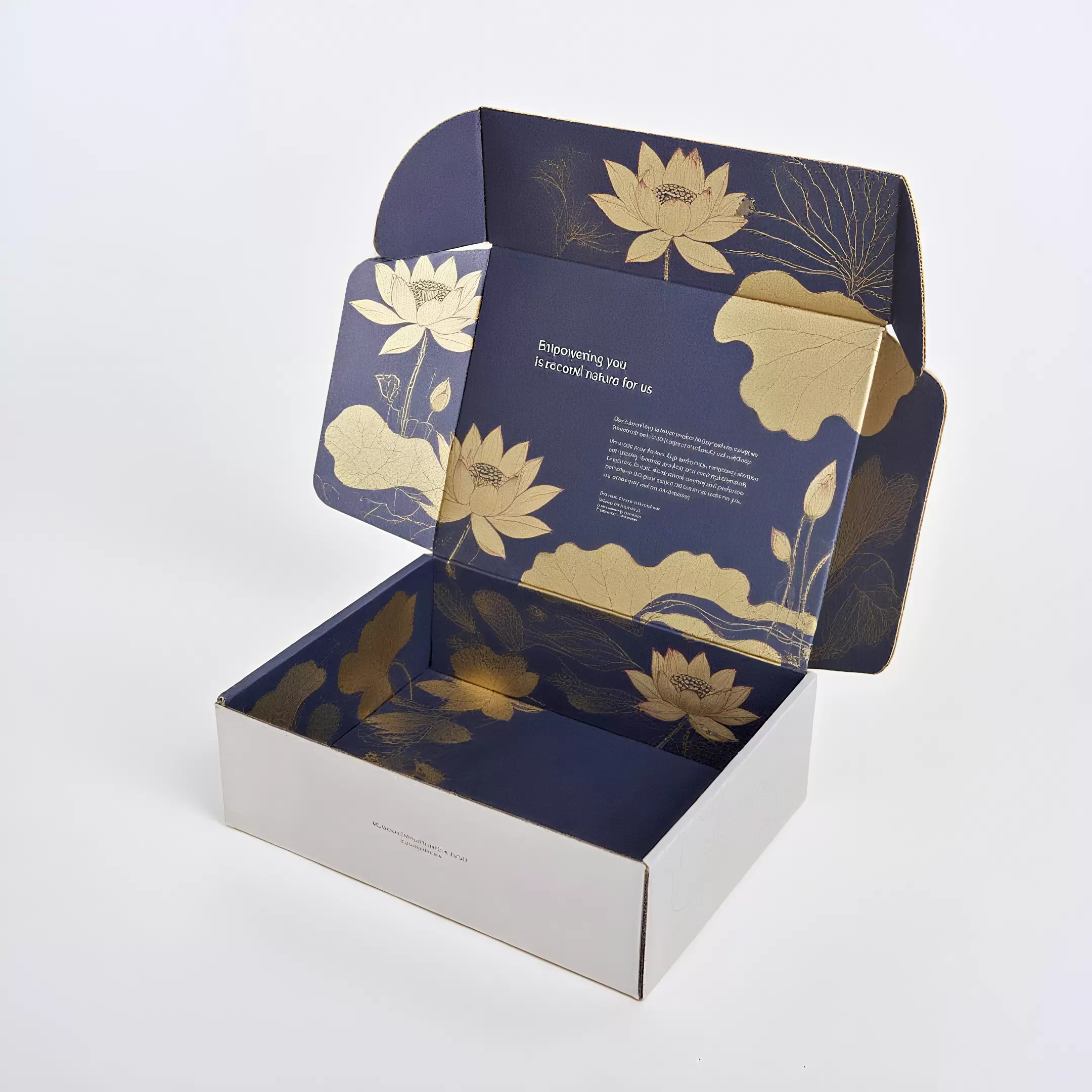 Gepersonaliseerde verzenddozen van golfkarton