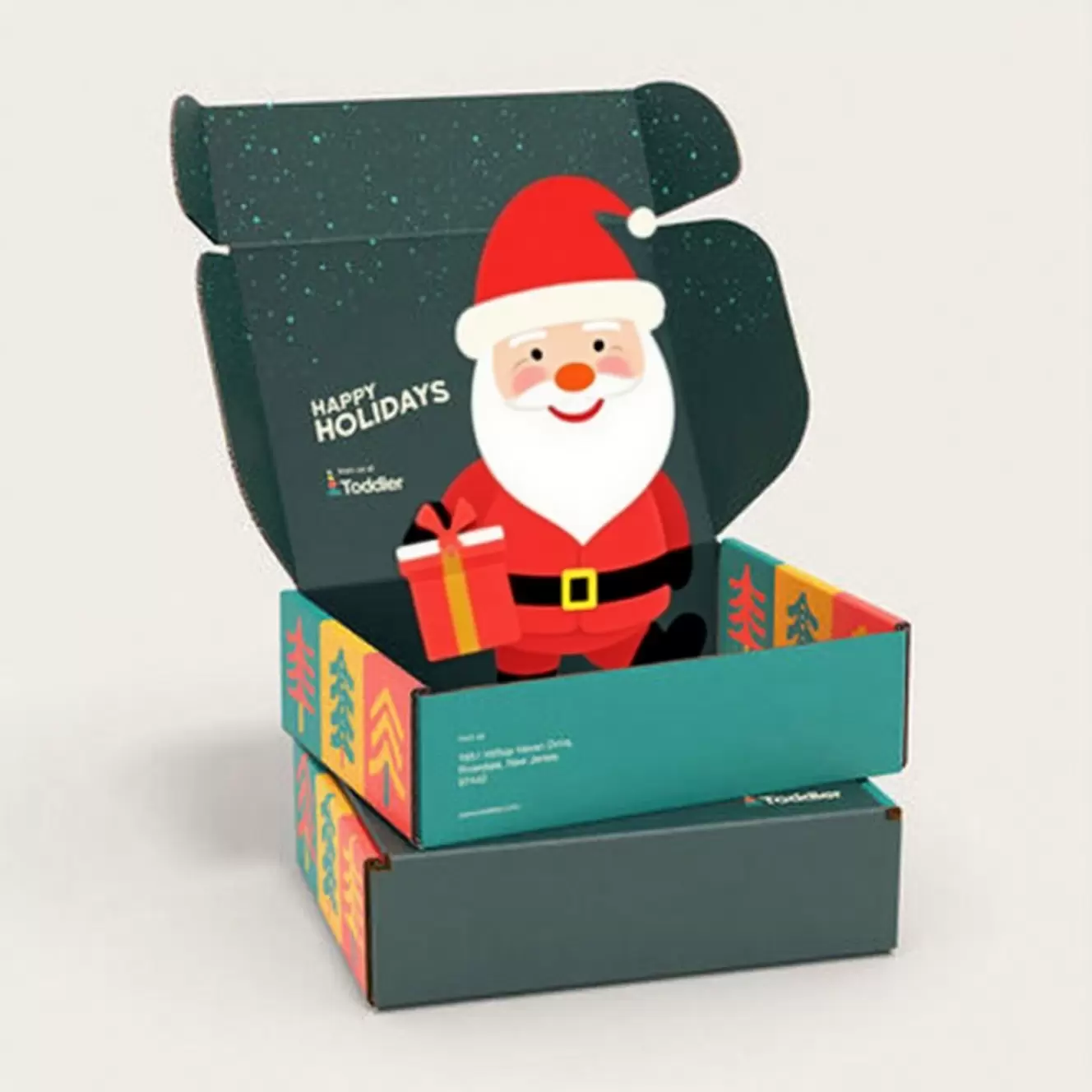 Aangepaste kerstverzenddozen