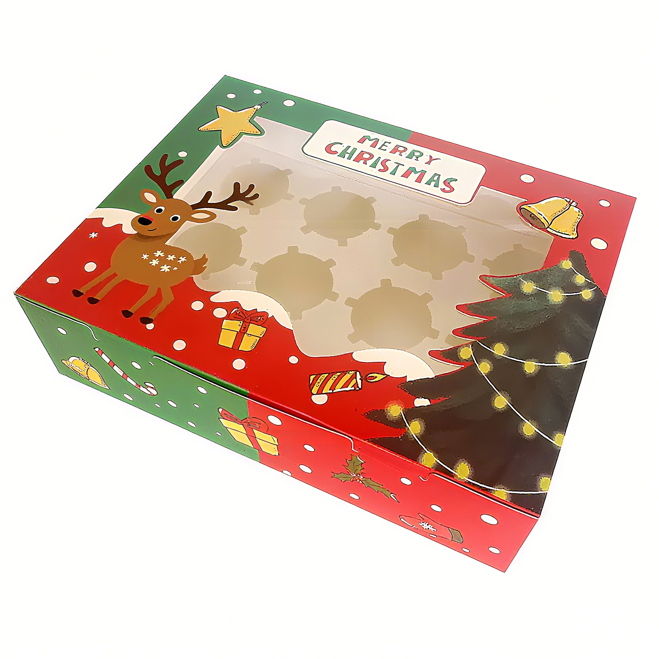 Gepersonaliseerde kerstchocolade geschenkdozen