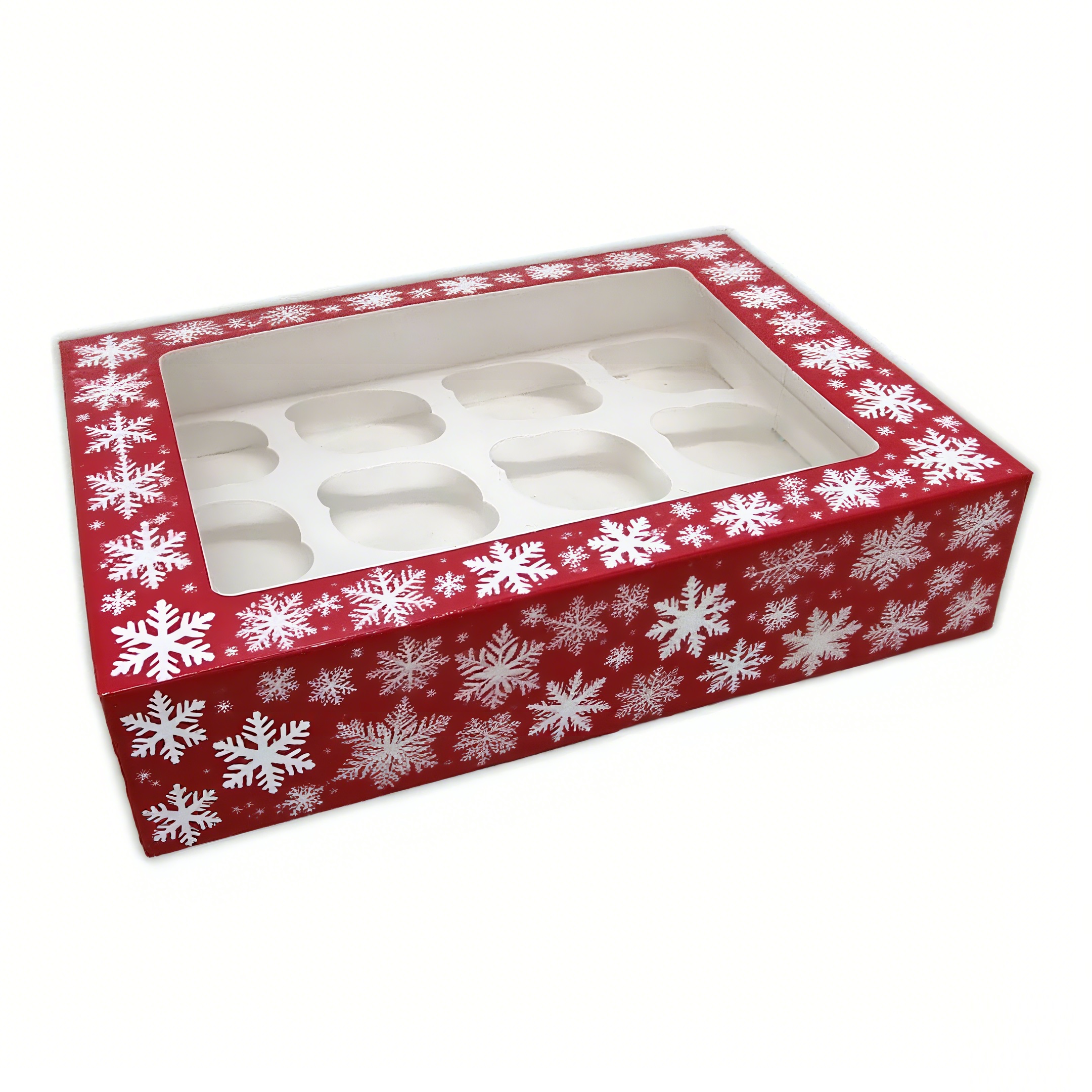 Feestelijke koekjesdozen met venster